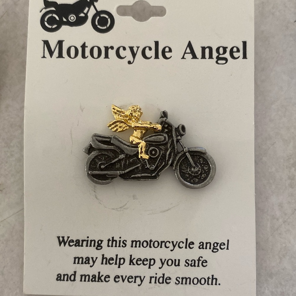 Motorcycle Angel pins
